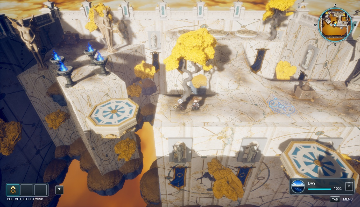 Skyreach temple above the clouds