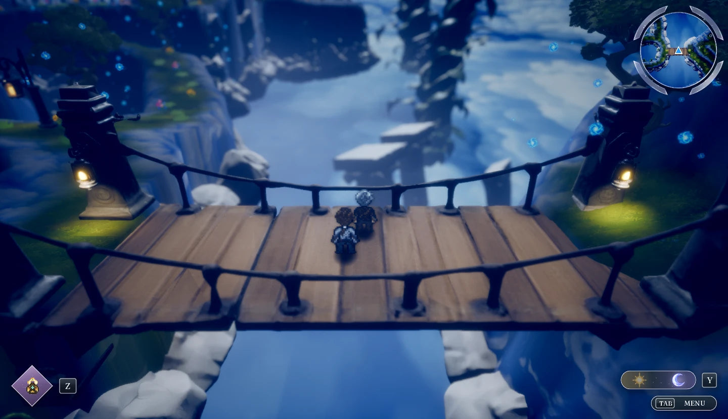 The suspended plains at night