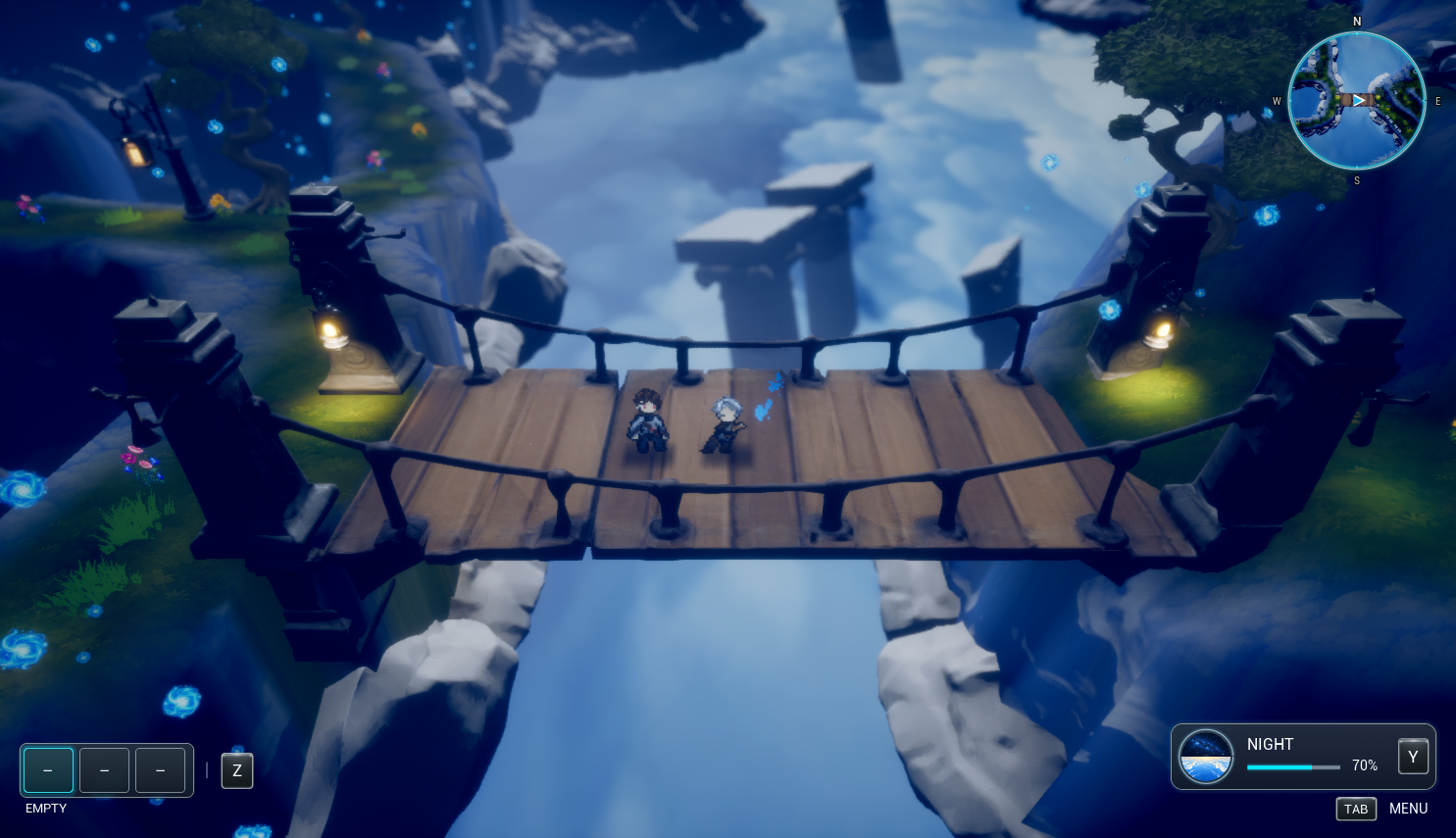 Skyreach plains at night