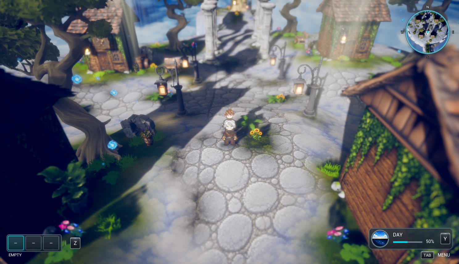Skyreach village in daylight