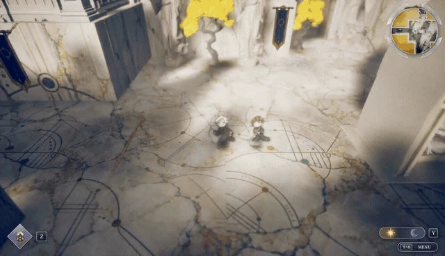 Navigating a puzzle-box dungeon