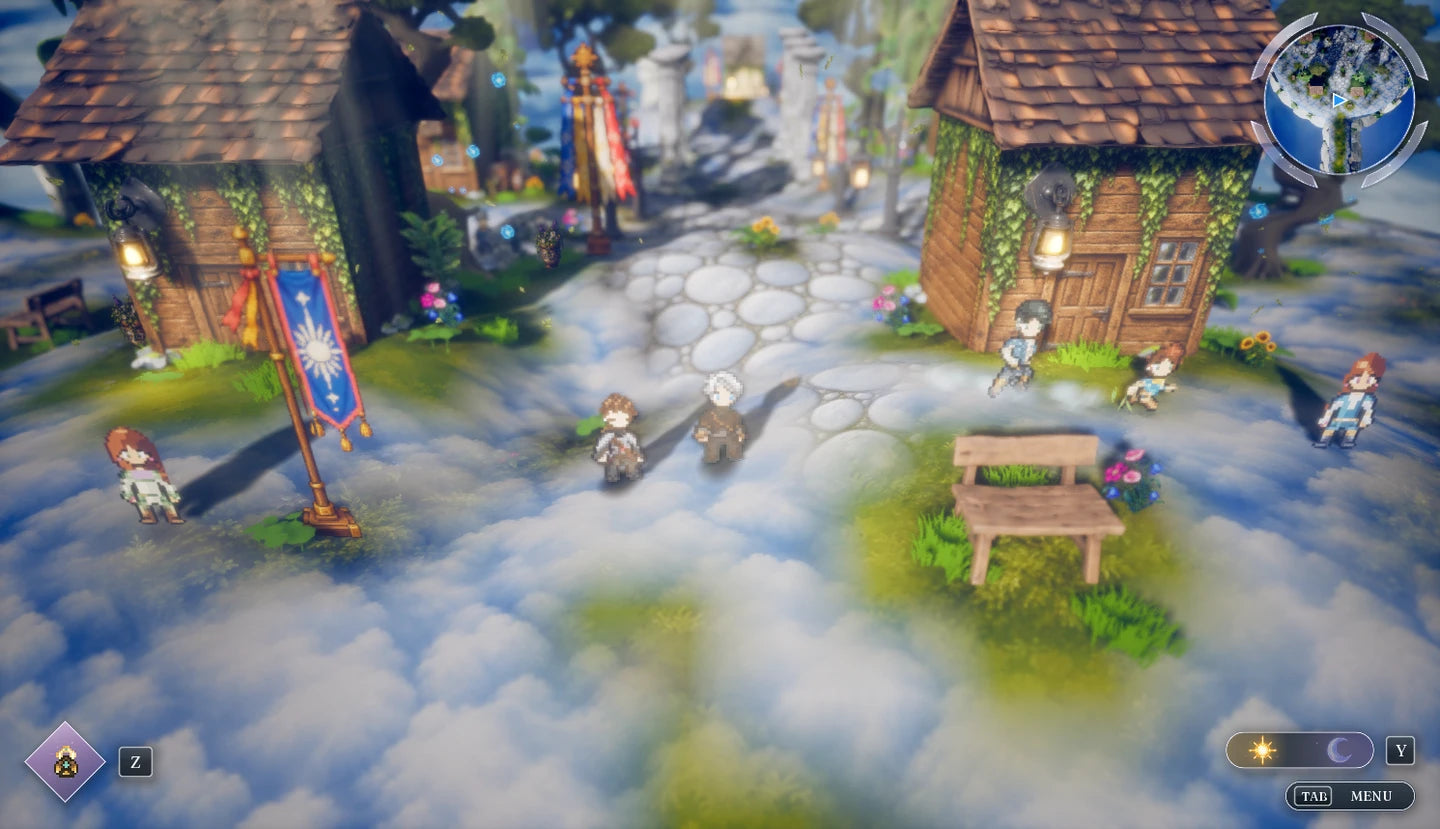 Skyreach village in daylight