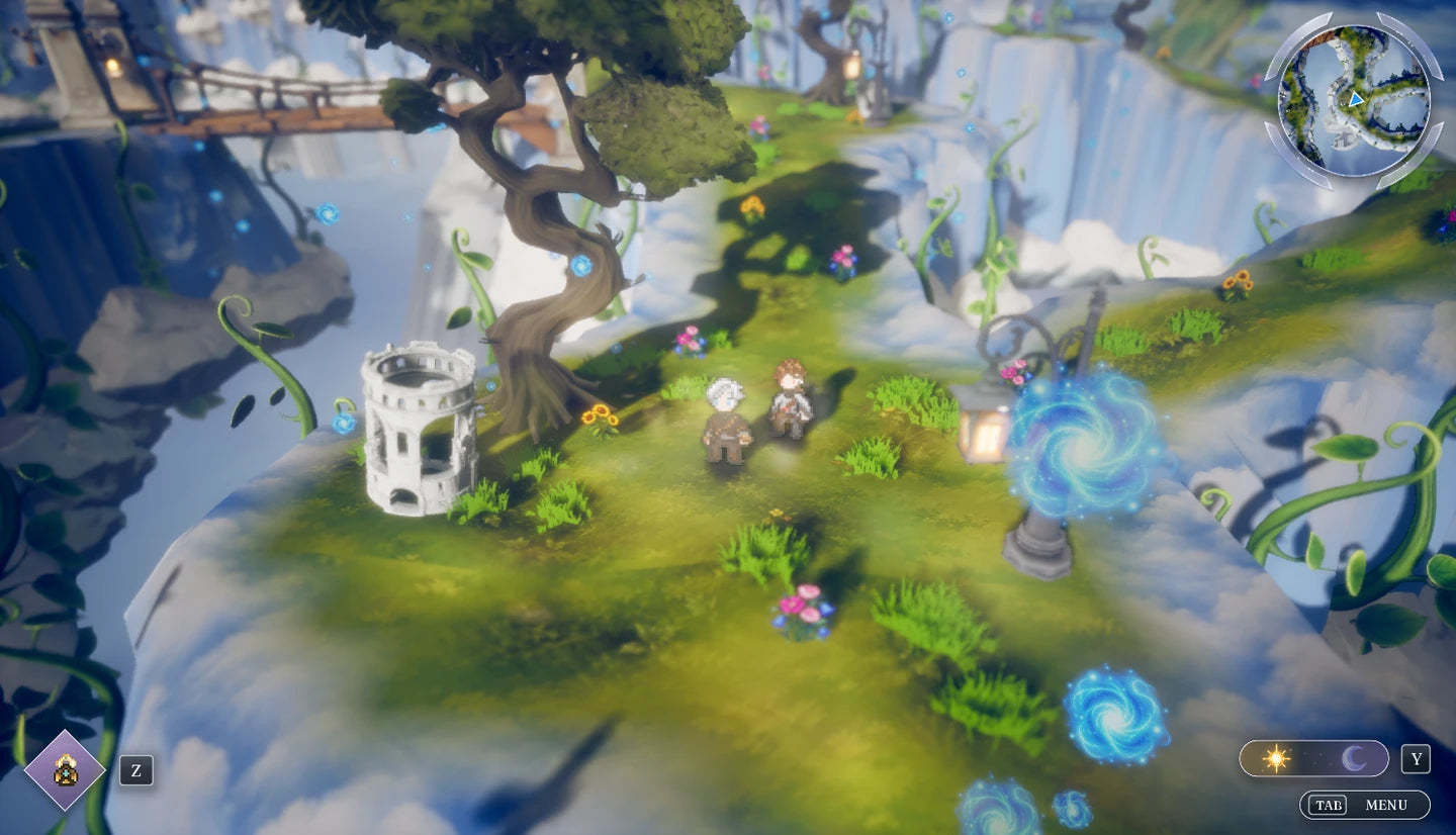 Winding plains above the clouds